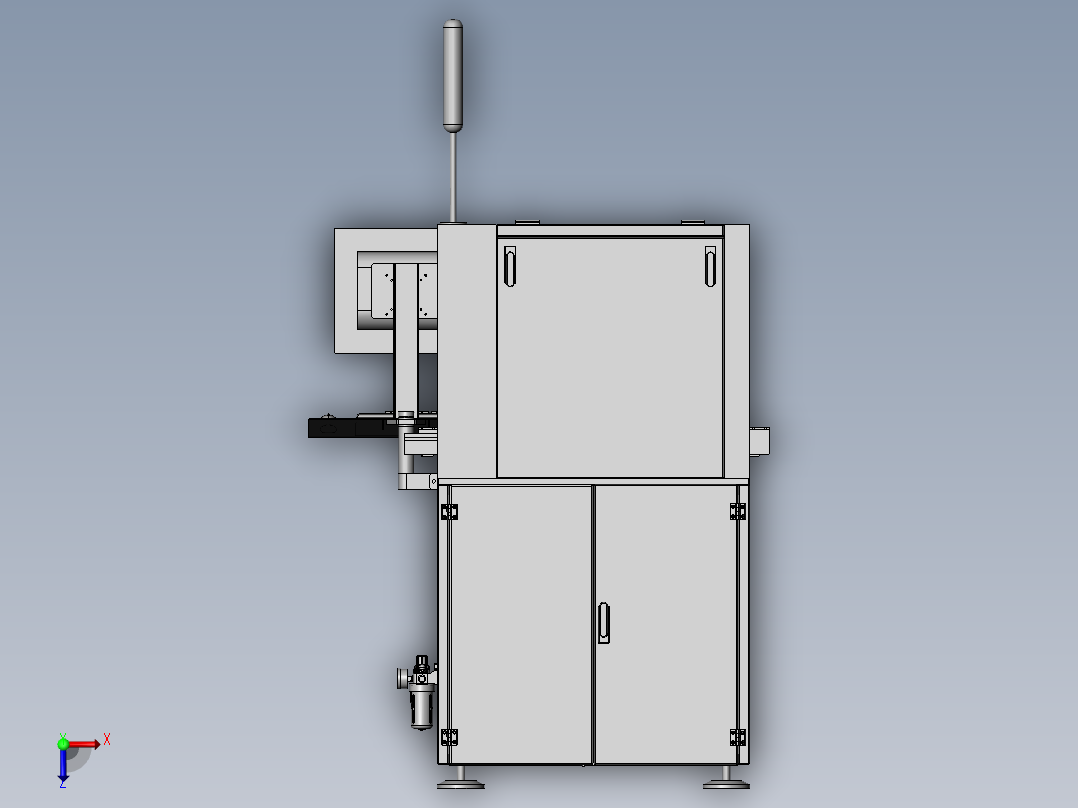 PCBA元件贴片机俯视图