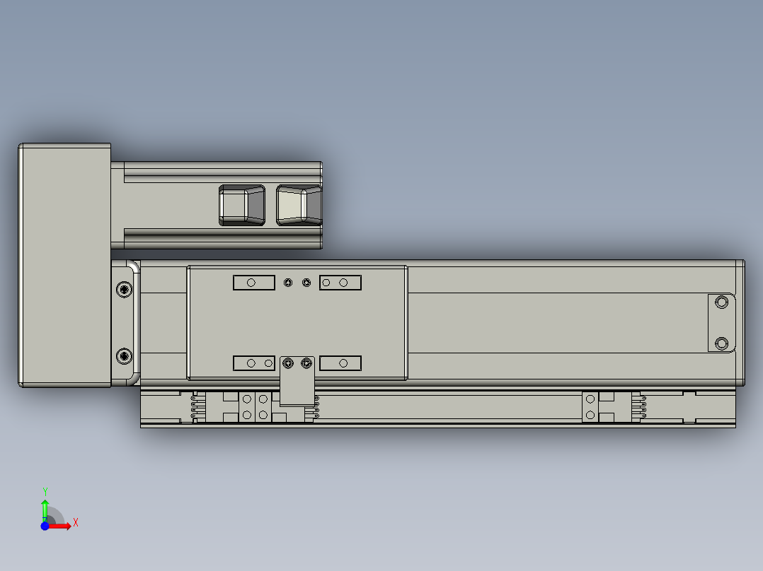 VF丝杆传动-一般环境VT5-L10-C-S120-BR-P10-D4前视图
