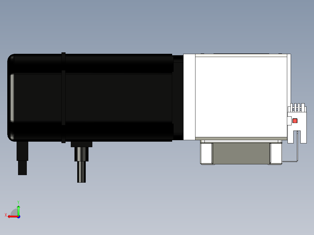 Toyo东佑达直线模组-M65M-X78-1300-R-M40-C4后视图