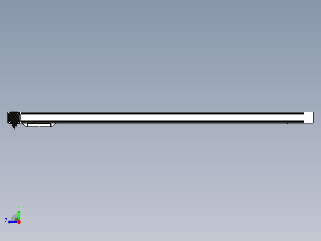 Toyo东佑达直线模组-M65M-X78-1300-R-M40-C4右视图