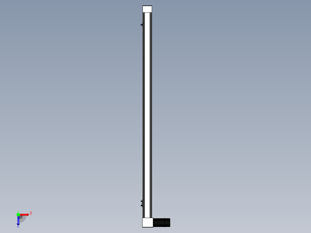 Toyo东佑达直线模组-M65M-X78-1300-R-M40-C4俯视图