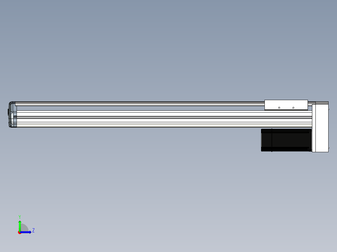 Toyo东佑达直线模组-ETH17-850-BM-M75B左视图