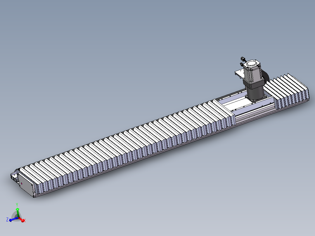 MTM齿轮齿条型MTM17F-BC-750W主视图