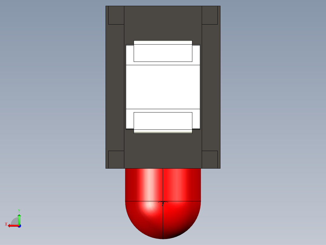 LED贴片3毫米角，颜色为红色、绿色和黄色后视图