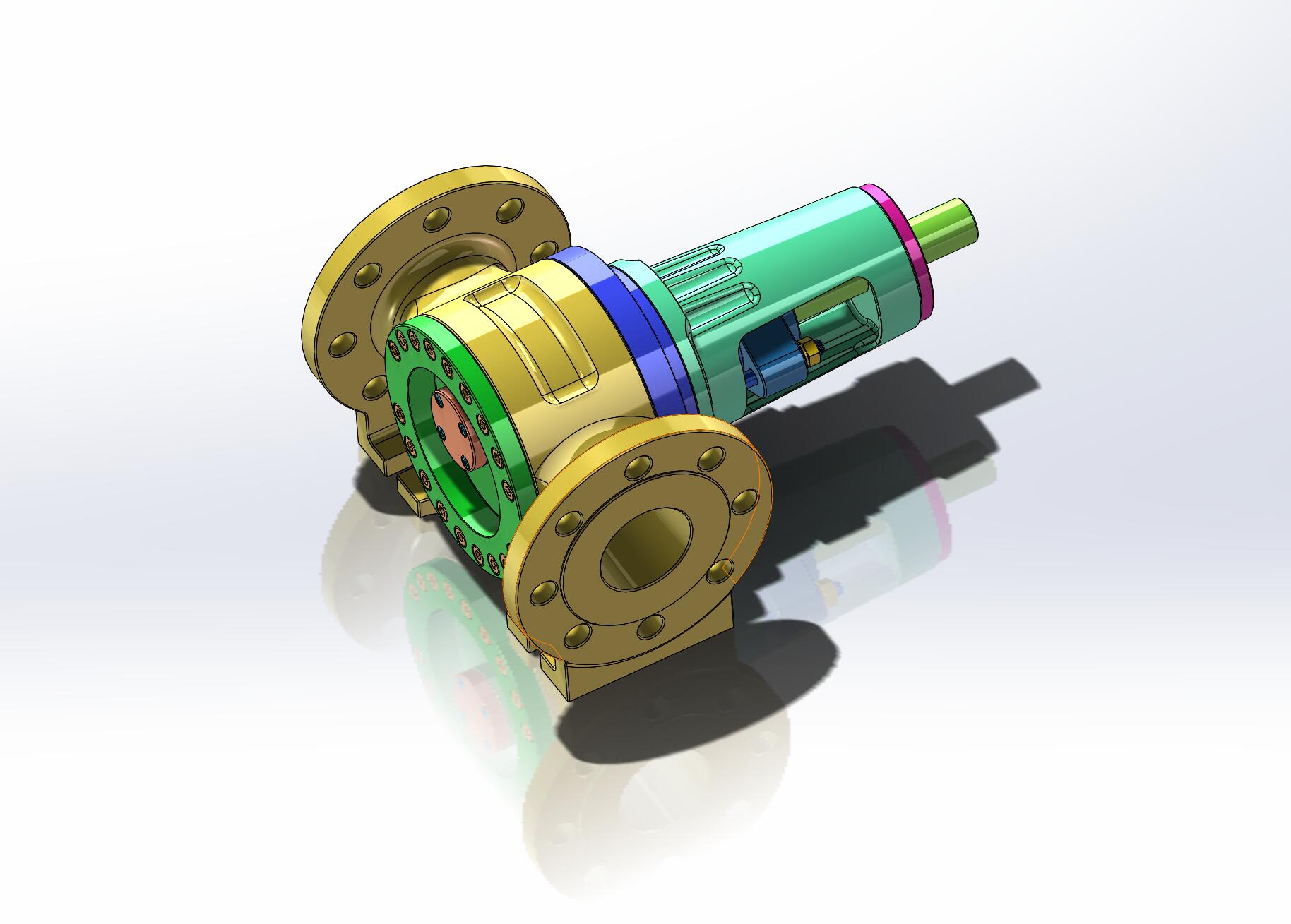 JX413-基于3D打印的齿轮油泵的设计与制作【渐开线内啮合齿轮油泵】
