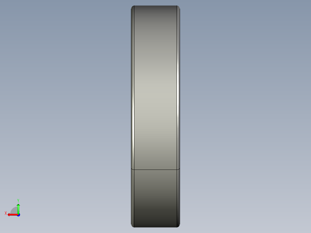 深沟球轴承6320后视图