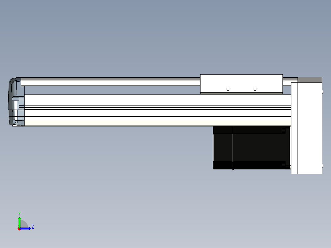 Toyo东佑达直线模组-ETH17-300-BM-M75左视图