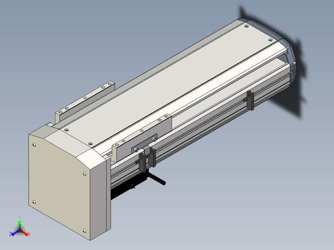 Toyo东佑达直线模组-ETH17-300-BM-M75正等轴测图