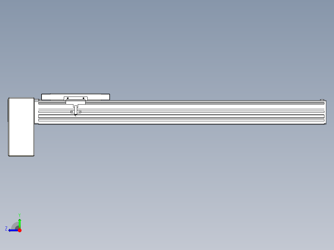 同步带全封闭直线模组TPA-HCB-120D-90-L500-RP-C-P40-N3右视图
