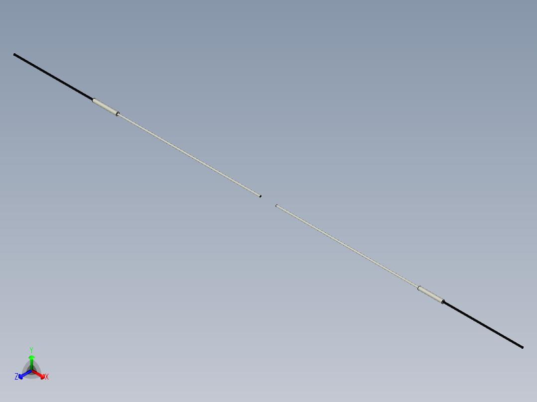 光纤元件对射型FT-210Q-L正等轴测图