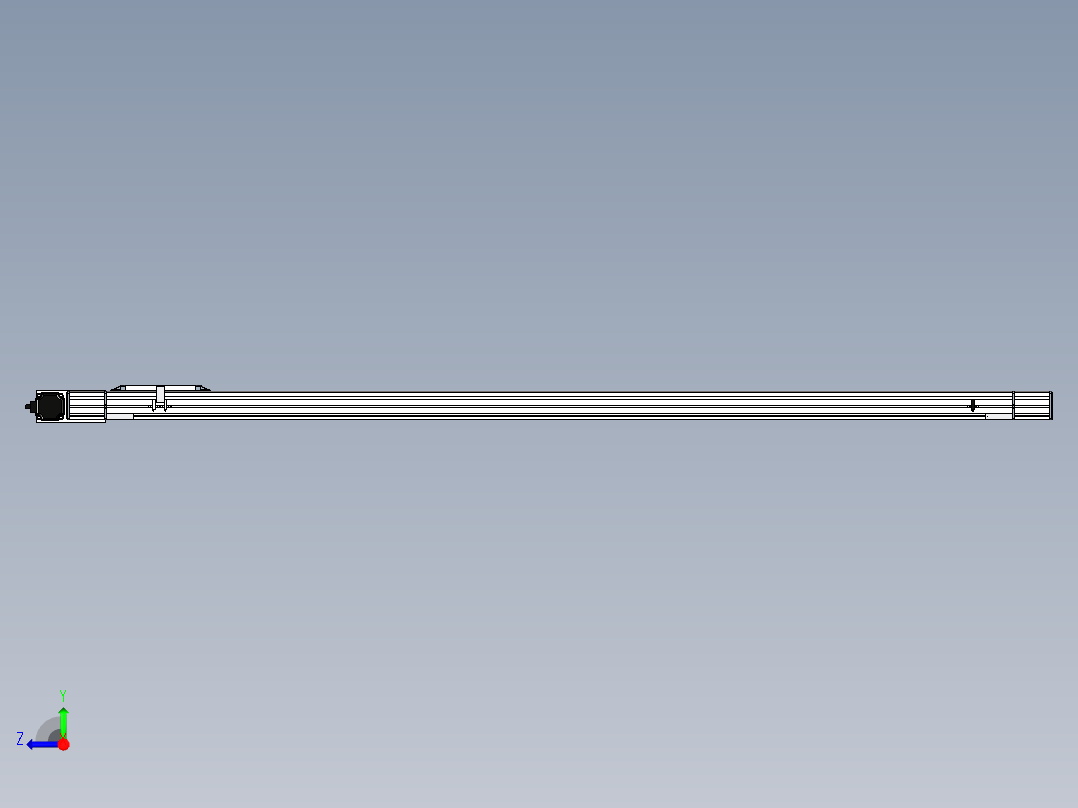 Toyo东佑达直线模组-M65-S-1800-L-M40-C4右视图