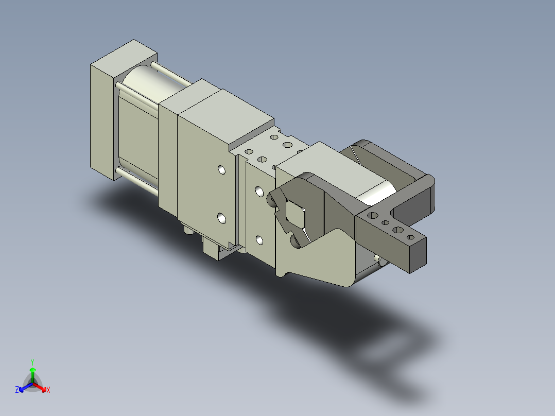 德克斯TUNKERS气缸数模V2 63.1 T12 A12 5~44_GRAD正等轴测图