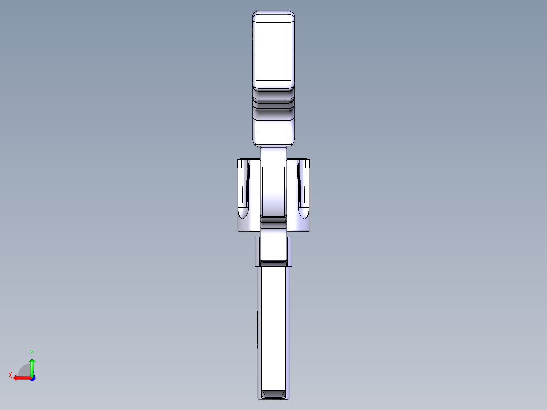 左轮手枪后视图