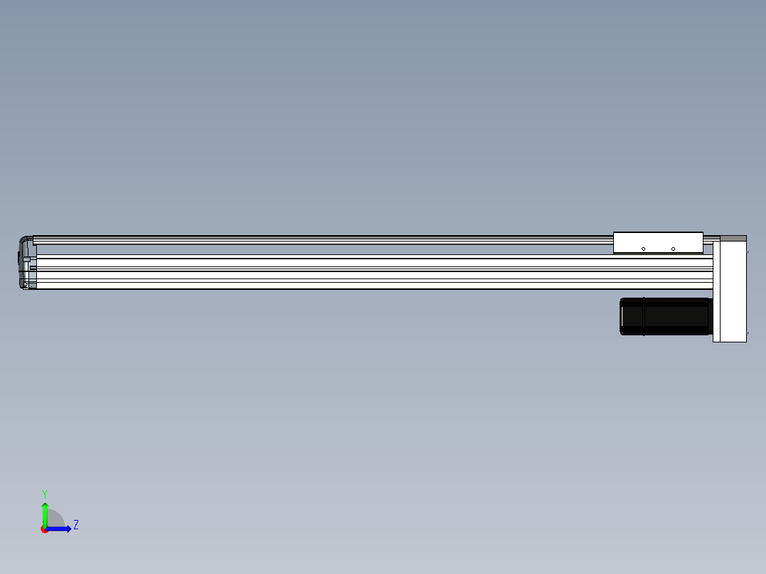 Toyo东佑达直线模组-ETH17-950-BM-M40B左视图