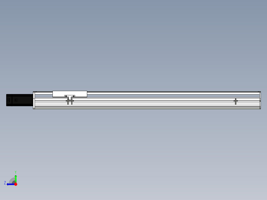 Toyo东佑达直线模组-ETH22-1100-BC-750W+煞車右视图