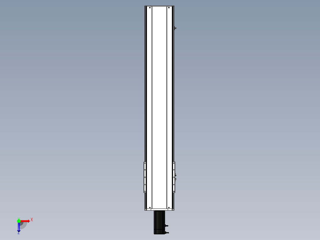 Toyo东佑达直线模组-ETH22-1100-BC-750W+煞車俯视图