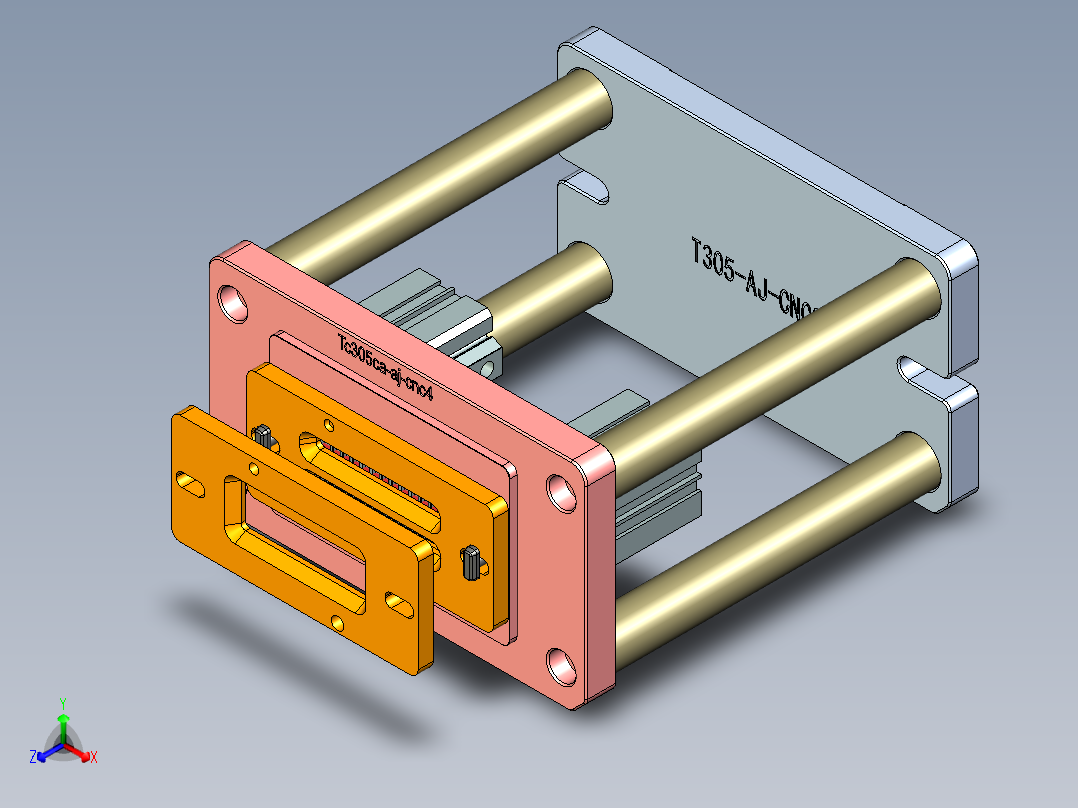 T305-AJ-CNC4-0621正等轴测图