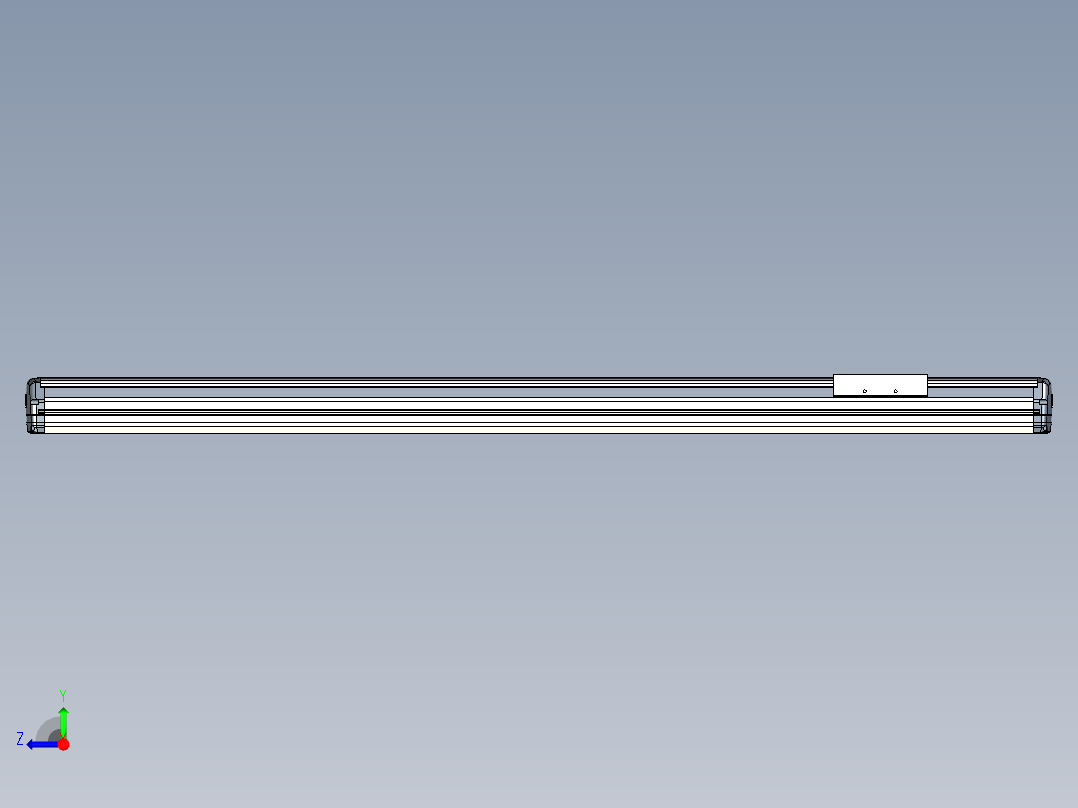 Toyo东佑达直线模组-ETH17-1250-M-組合-A2右视图