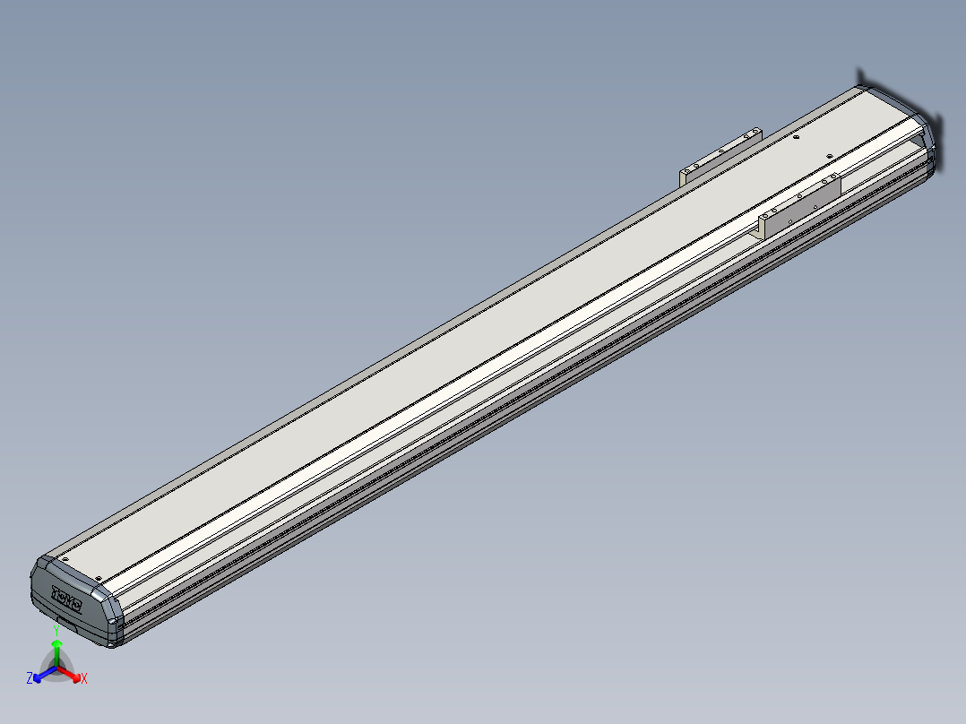 Toyo东佑达直线模组-ETH17-1250-M-組合-A2正等轴测图