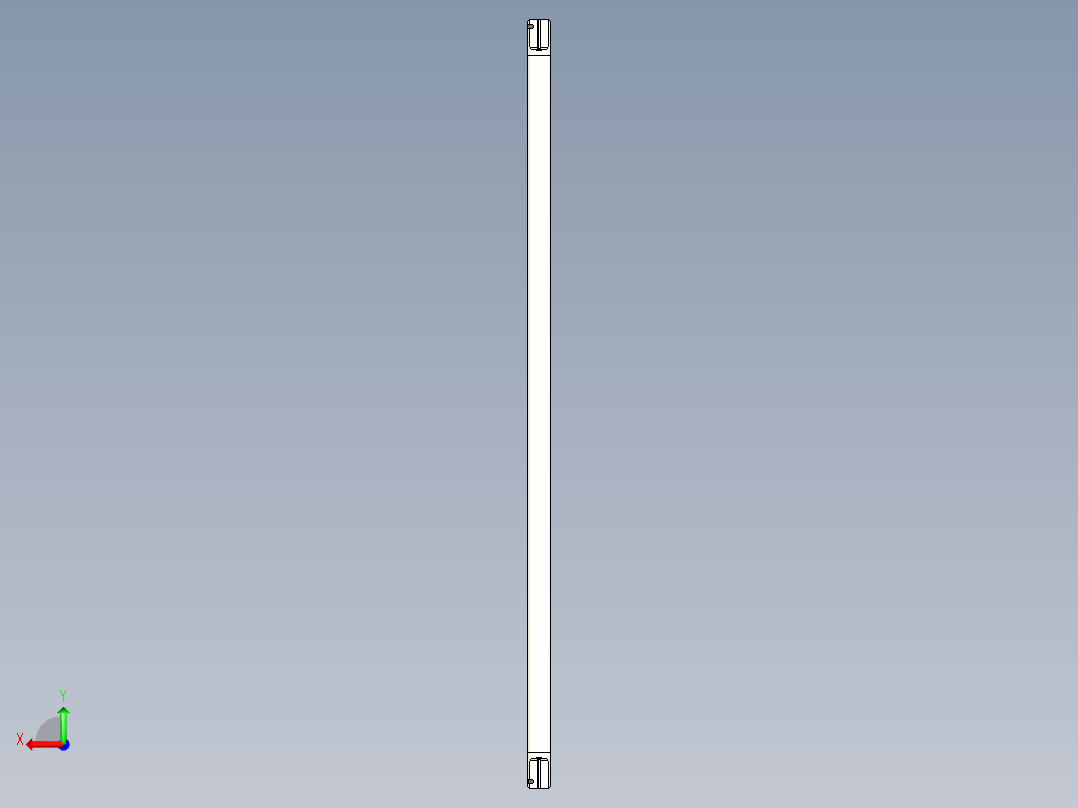 基恩士SL-V24L_T_kc图纸模型后视图