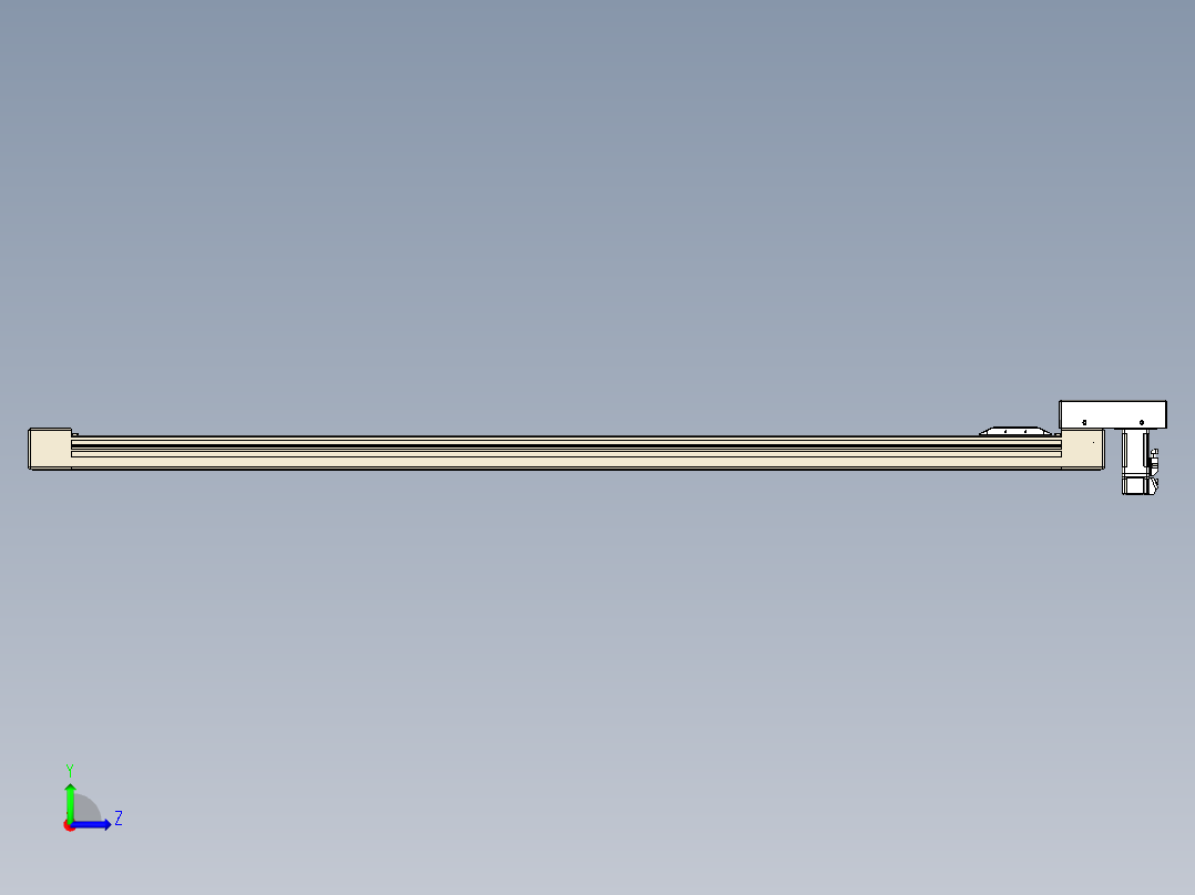 同步带全封闭直线模组TPA-HCB-65S-90-L1250-M-C-P10-N3左视图