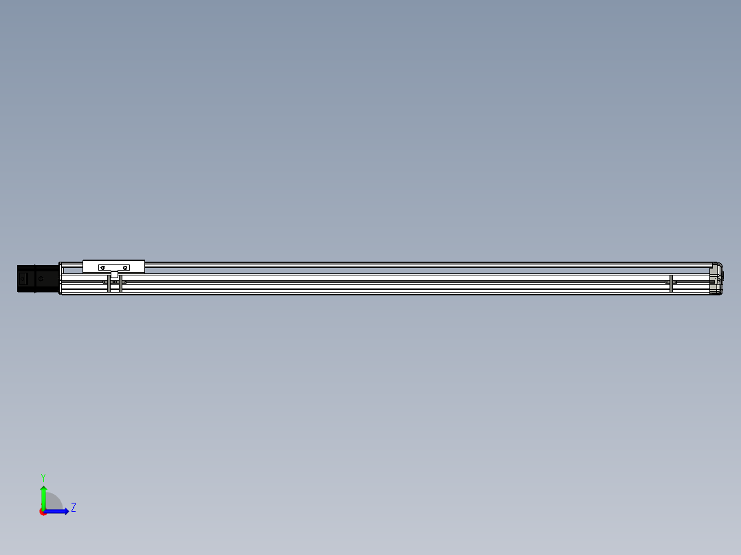 Toyo东佑达直线模组-ETH14-1250-BC-200W左视图