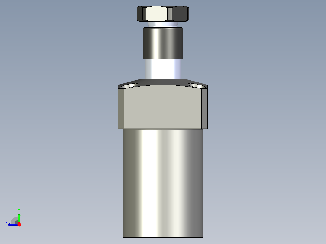 KOSMEKLHS0400-CR-Y45多系列多零件图纸模型右视图