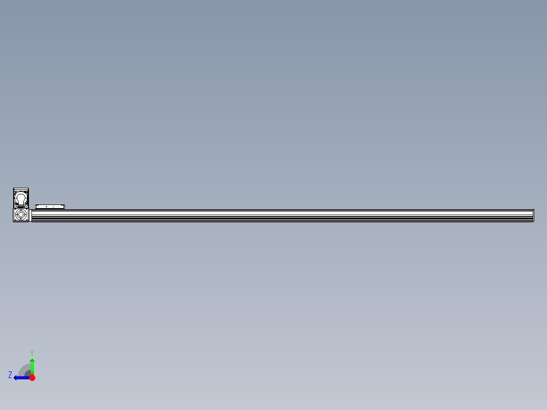 同步带全封闭直线模组TPA-HCB-105D-90-L2000-LU-C-P20-N3右视图