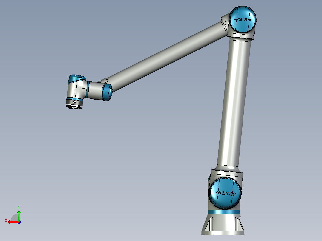 新松10KG-2000MM协作机器人关节可活动后视图