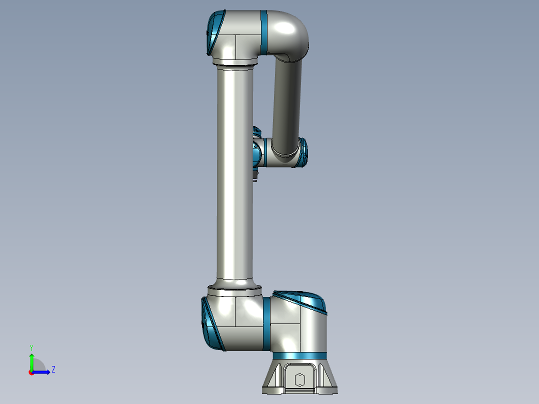 新松10KG-2000MM协作机器人关节可活动左视图