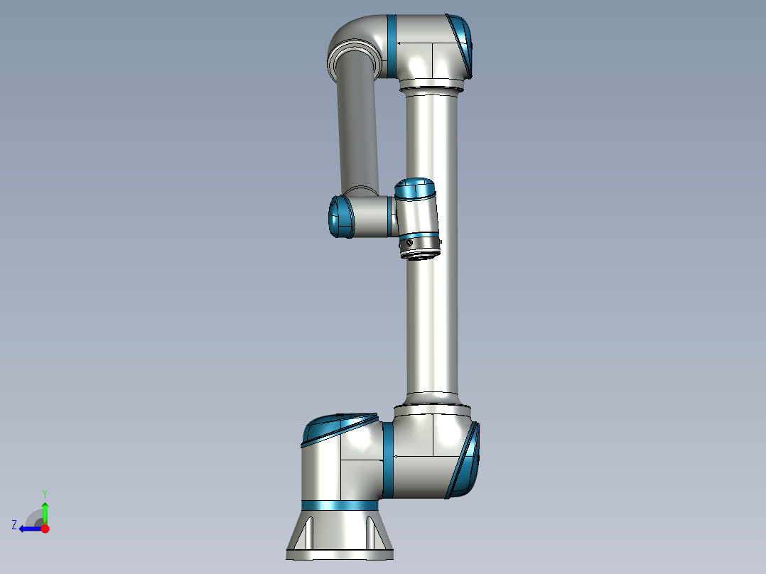 新松10KG-2000MM协作机器人关节可活动右视图