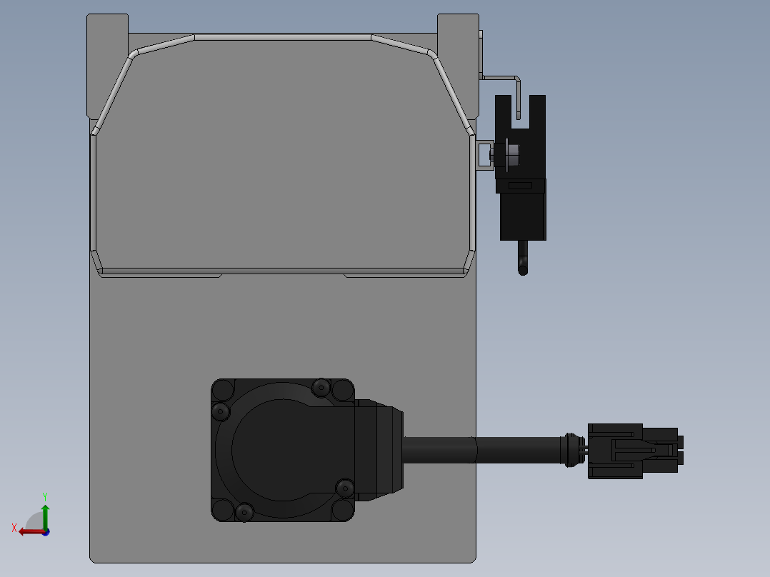 精密模组MY120-T10-400L-BM-P10B-C4-C后视图