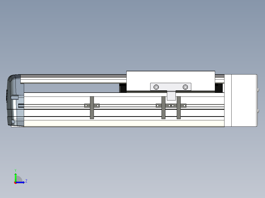 Toyo东佑达直线模组-ETH17-150-BL-M75B左视图