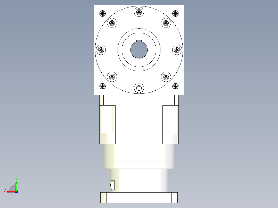 换向器PW210双孔 PLX180-L2 35-114.3-200-M12.stp后视图