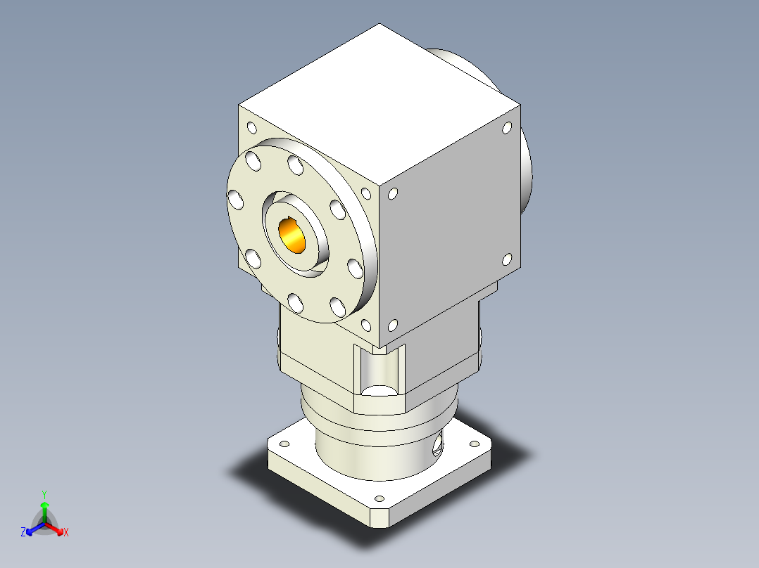 换向器PW210双孔 PLX180-L2 35-114.3-200-M12.stp正等轴测图