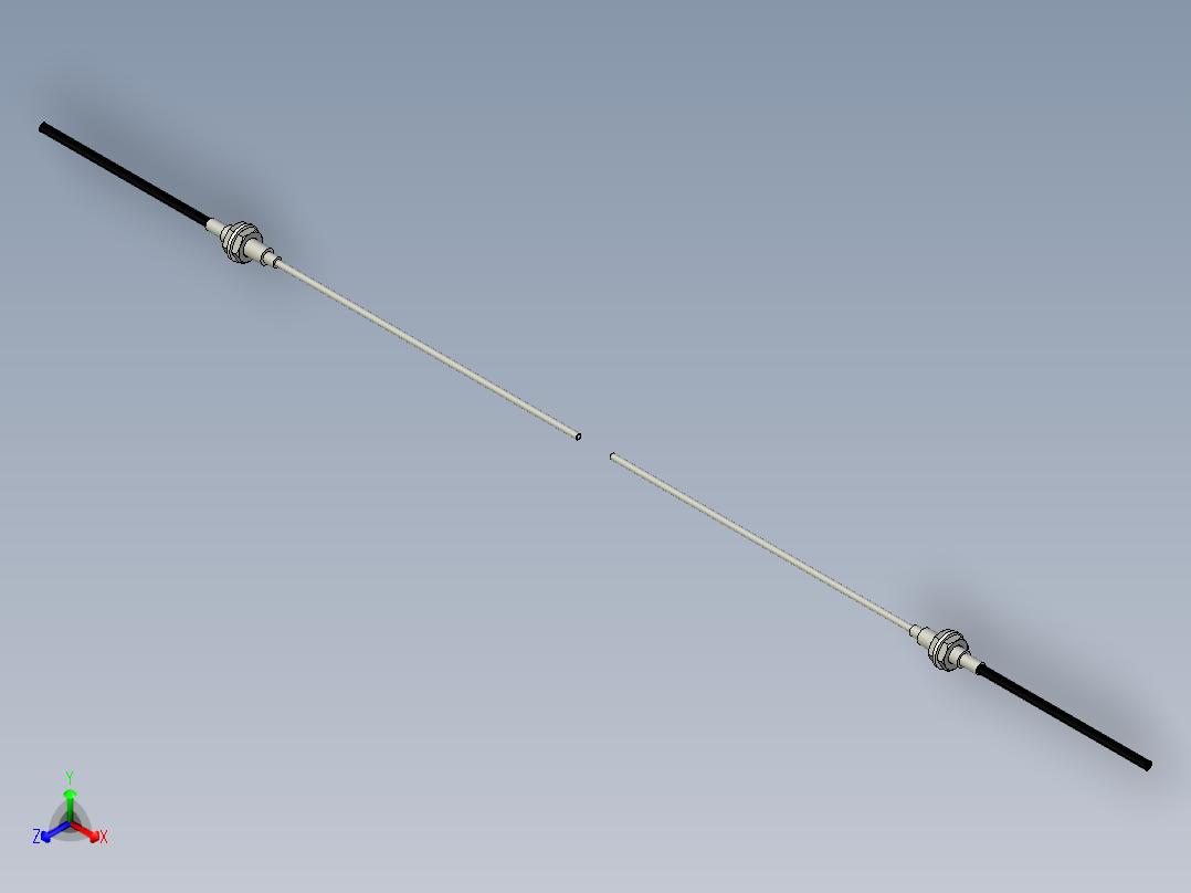光纤元件对射型FT-D410-L主视图