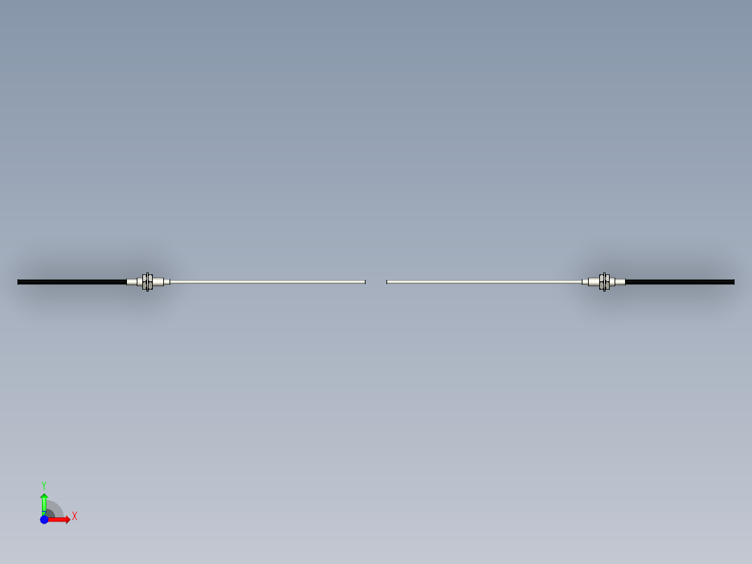 光纤元件对射型FT-D410-L前视图