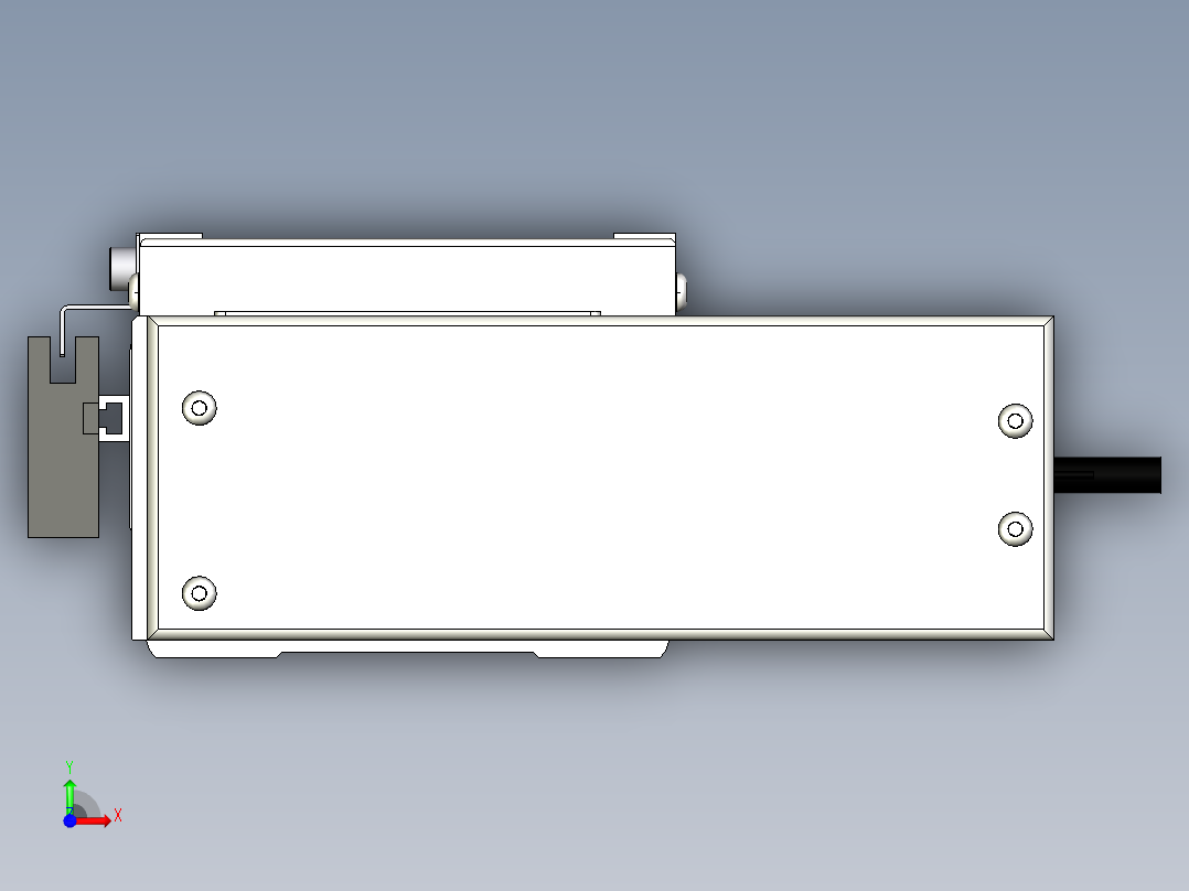 Toyo东佑达直线模组-ECH12-850-BL-100W+煞車前视图