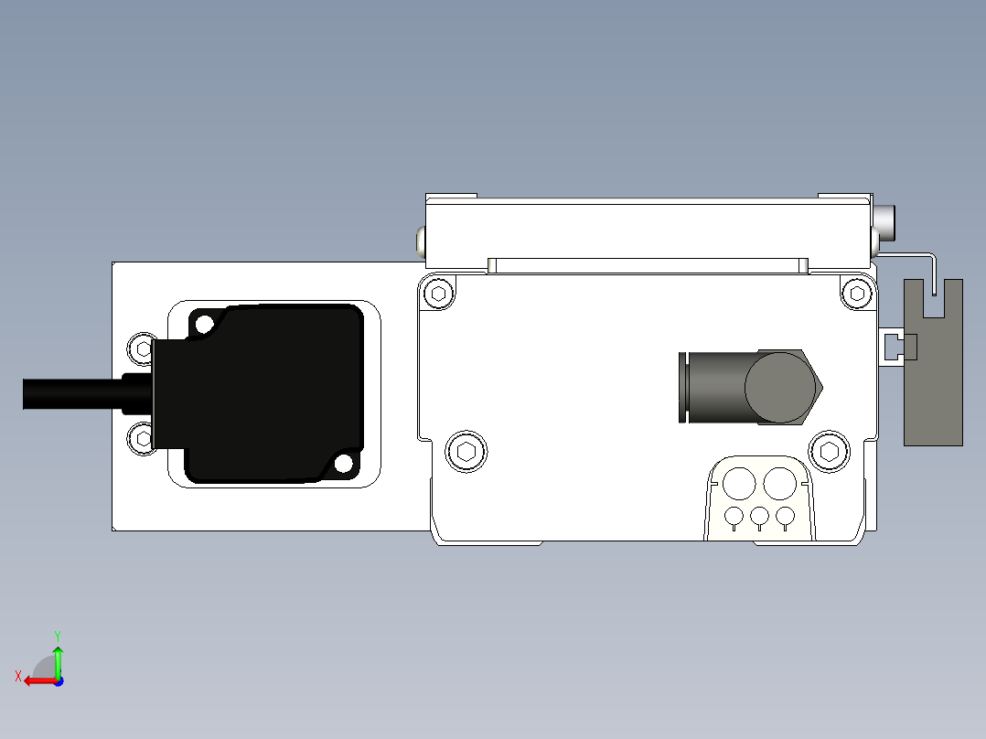 Toyo东佑达直线模组-ECH12-850-BL-100W+煞車后视图