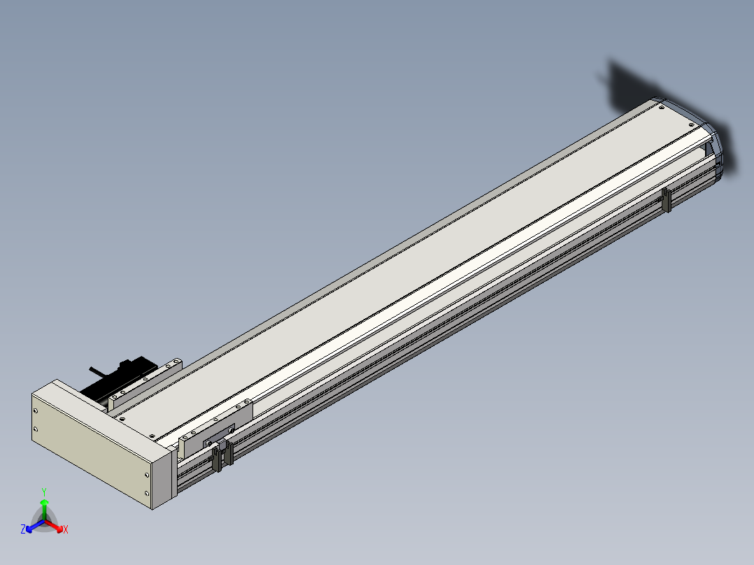 Toyo东佑达直线模组-ETH17-1000-BR-M40B正等轴测图