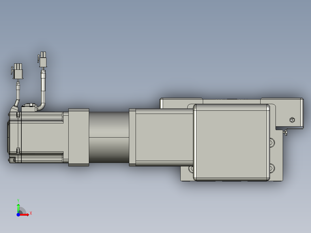 威洛博直线电机模组EB16-L208-S1300-R-ZP75-MS3-5K前视图