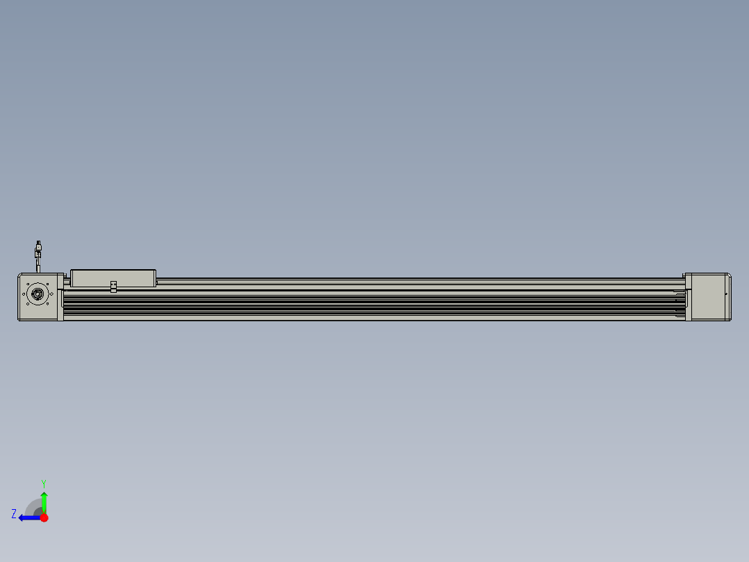 威洛博直线电机模组EB16-L208-S1300-R-ZP75-MS3-5K右视图