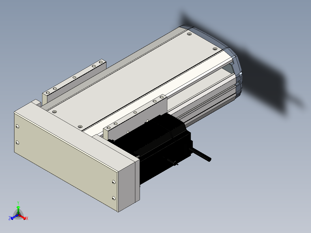 Toyo东佑达直线模组-ETH17-150-BL-M75主视图
