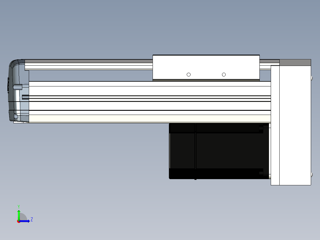 Toyo东佑达直线模组-ETH17-150-BM-M75左视图