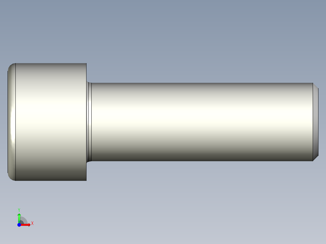 螺钉-DIN_912-M22x65.stp前视图