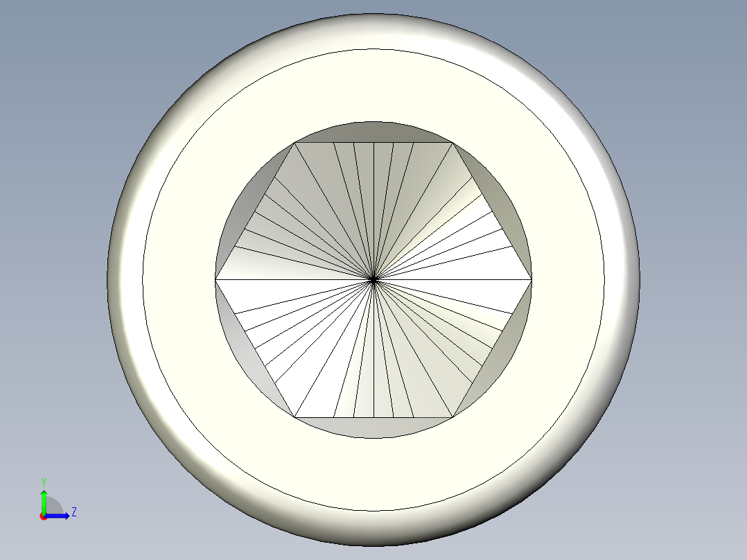 螺钉-DIN_912-M22x65.stp左视图