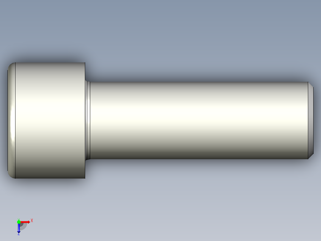 螺钉-DIN_912-M22x65.stp俯视图