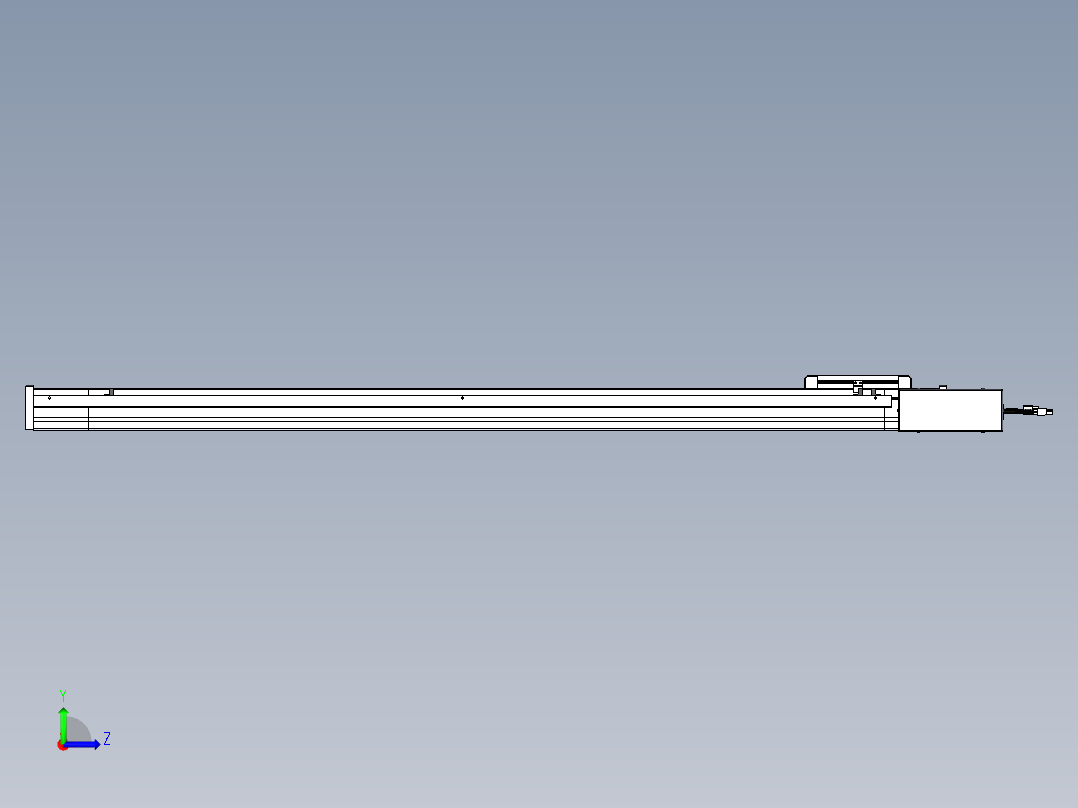 威洛博LB.GB同步带传动--欧规系列LB6A-L65-S1150-BR左视图