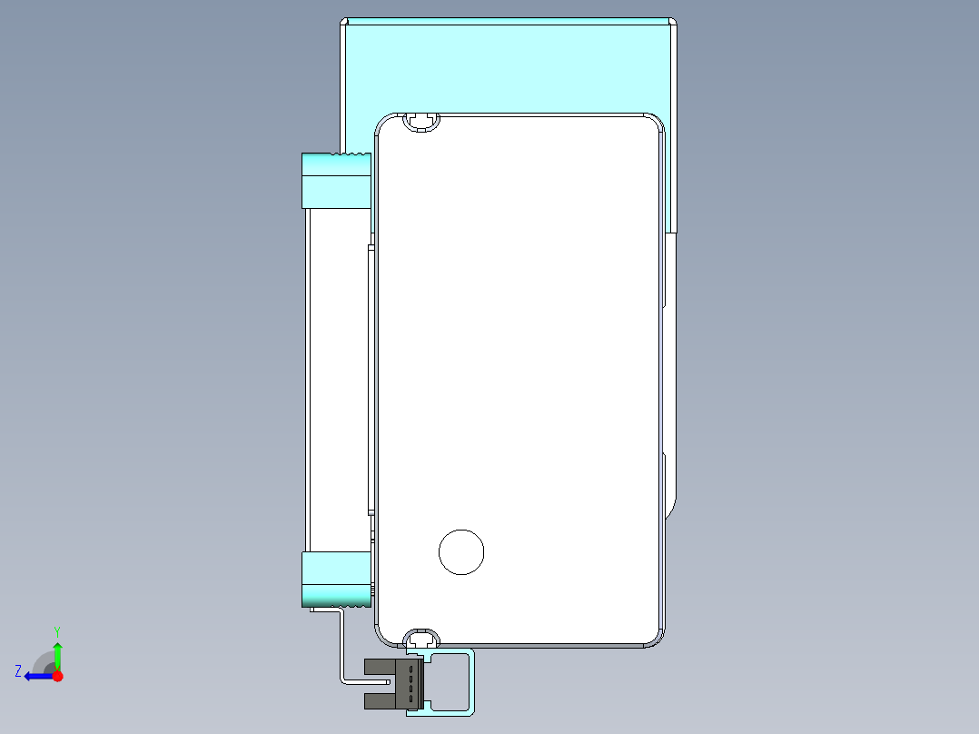 威洛博VBC同步带传动一无尘环境VBC14-L45-S350-BR-ZP75-C3右视图