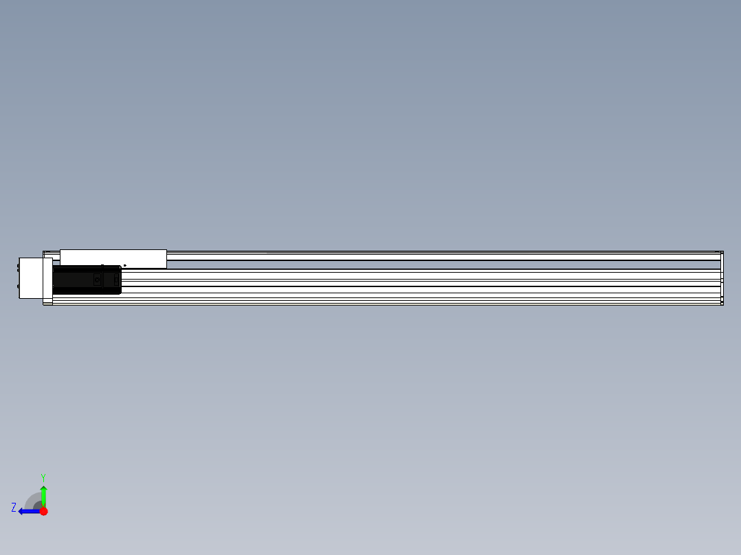 Toyo东佑达直线模组-ETH22-1150-BL-400W+煞車右视图